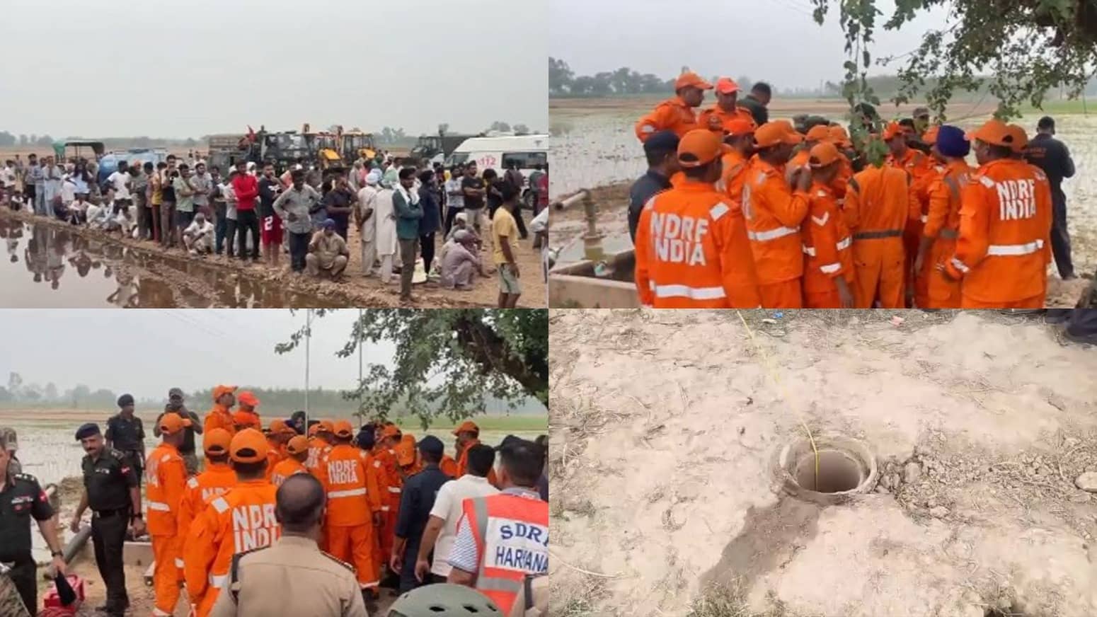 Ambala Borewell Tragedy: 4-Year-Old Dies After 19-Hour Rescue Operation