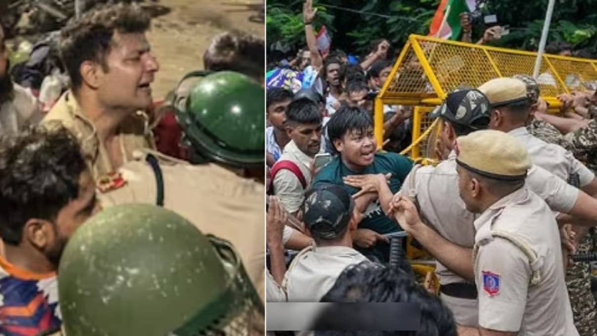 Delhi Police Register Case Over Connaught Place Stone Pelting; Two ACPs Injured
