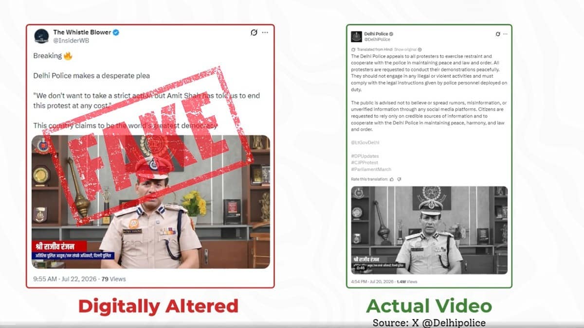 Pakistani Handle’s Deepfake Video Of Delhi Cop Cites Amit Shah; Account Withheld