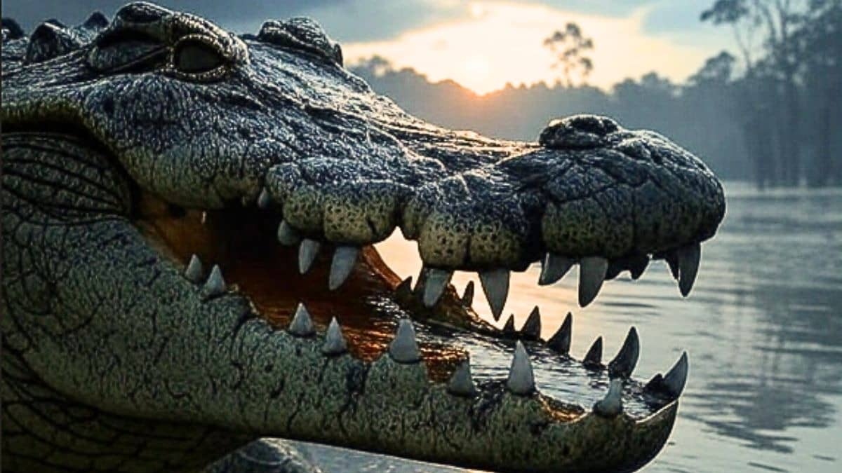 UP River Horror: Crocodile Pulls Boy Into Water, Uncle Unable to Save Him