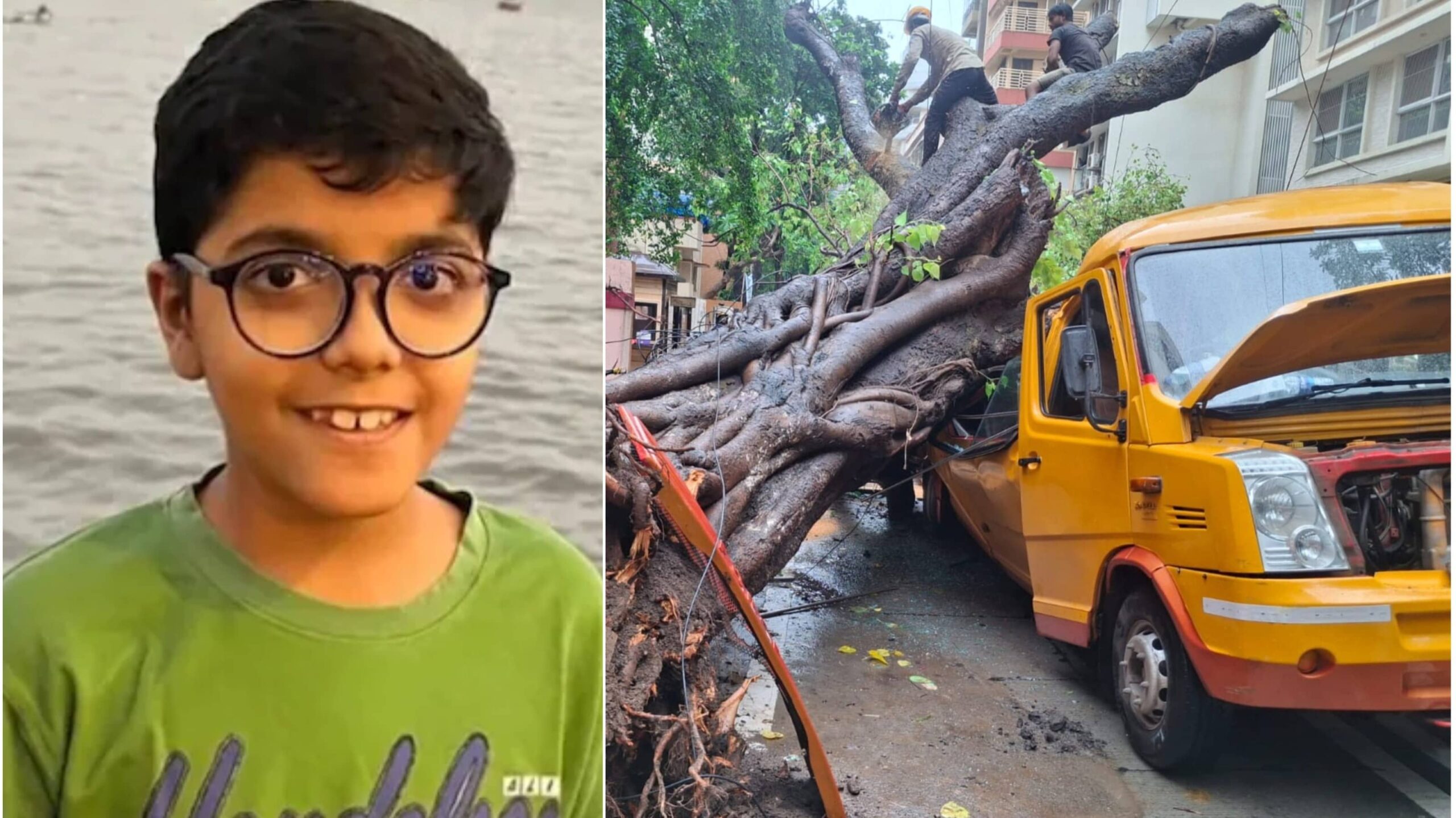 Heartbreaking Goodbye: School Kid Killed In Mumbai Tree Collapse Cremated With His Fav Cricket Ball, Family Seeks Justice