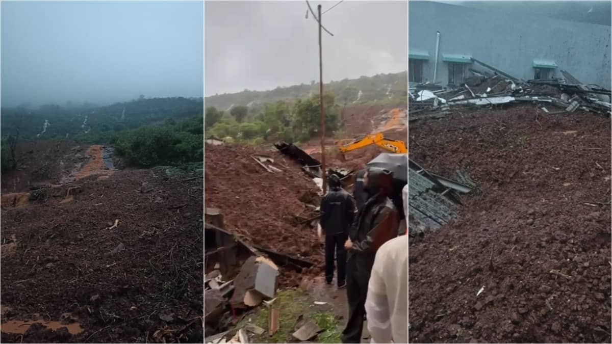 Landslide Hits Pune’s Mawal Taluka: NDRF Launches Rescue Operation, Family Of 3 Feared Trapped