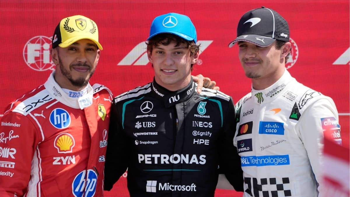 F1: Mercedes’ Kimi Antonelli Edges Past Lewis Hamilton In Sprint Race At British Grand Prix