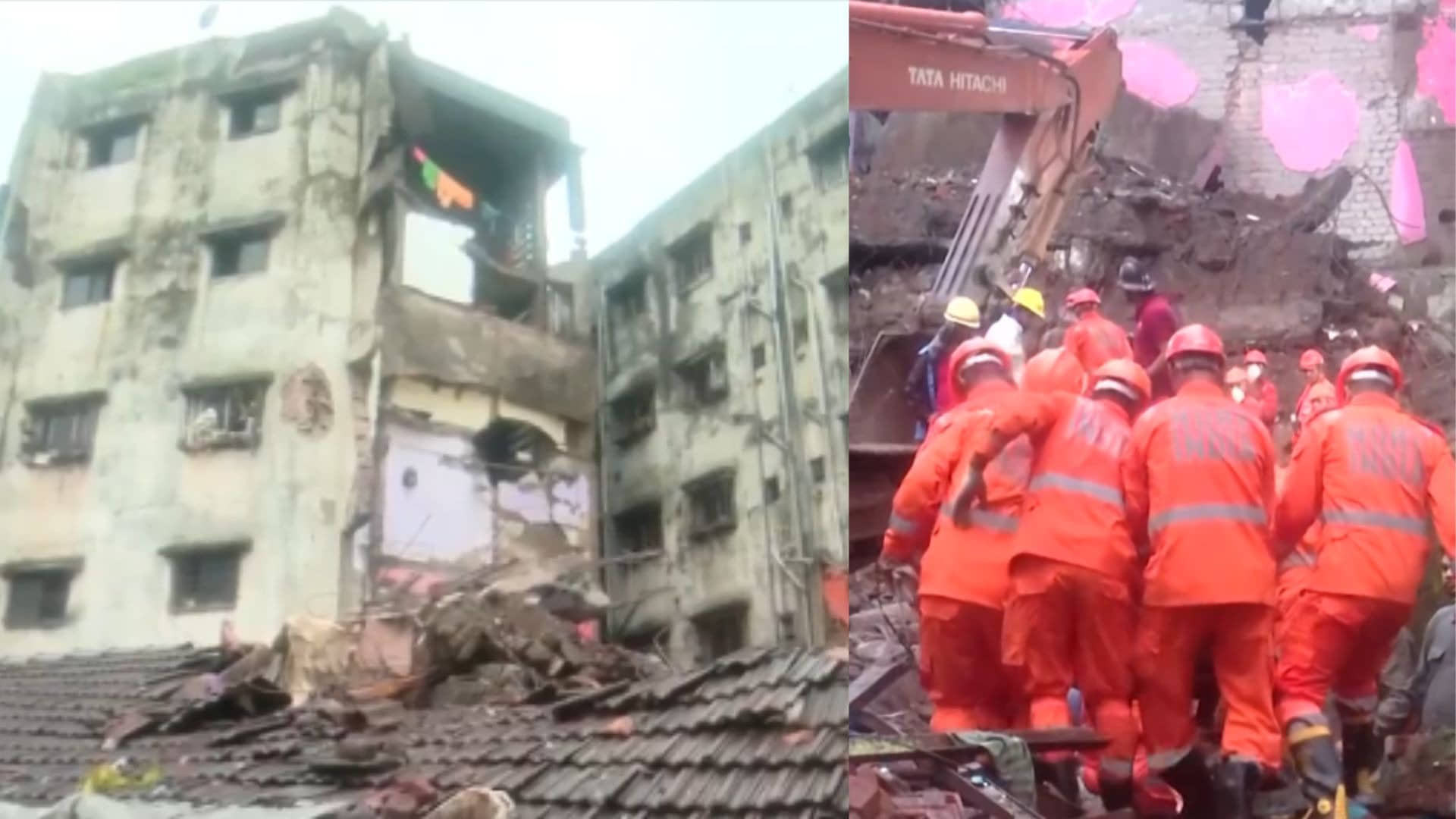 Four-Storey Building Partially Collapses In Maharashtra’s Bhiwandi, Three Killed