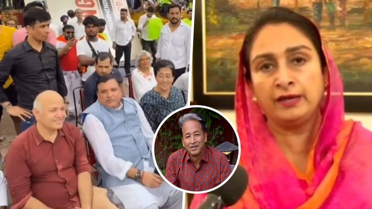 ‘Make Wangchuk Punjab Education Minister’: Harsimrat Badal’s Jibe at AAP Over Punjab Paper Leaks Amid Delhi Protests