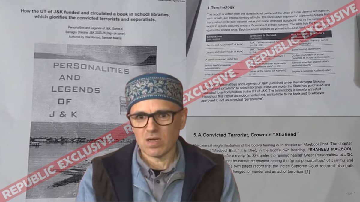 Omar Govt Under Fire Over Book Glorifying Terrorists, Separatist Leaders As ‘Great Personalities’ In J&K Schools