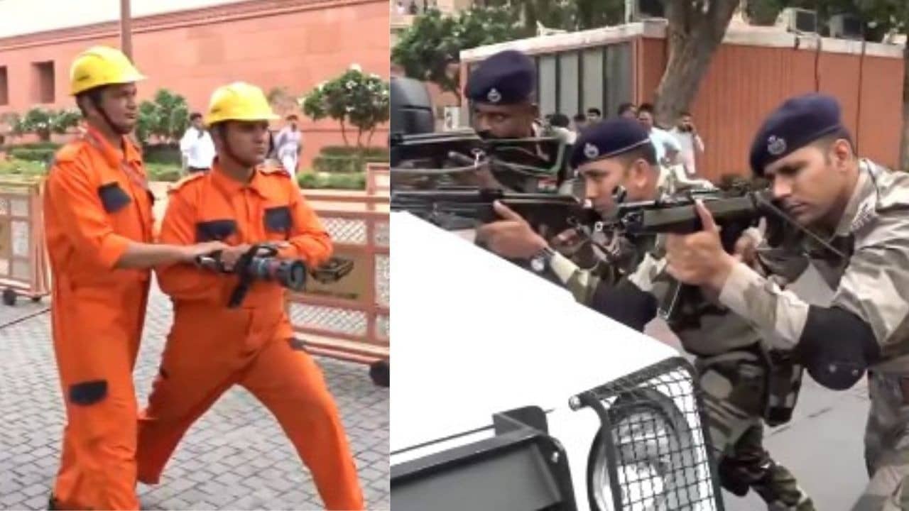 Central Delhi Locked Down: Heavy Security and Metro Closures Mark Opening Day of Parliament’s Monsoon Session