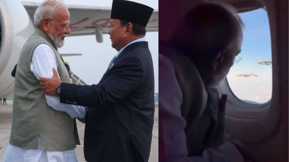 PM Modi Receives Grand Welcome in Indonesia, Escorted by Fighter Jets on Arrival