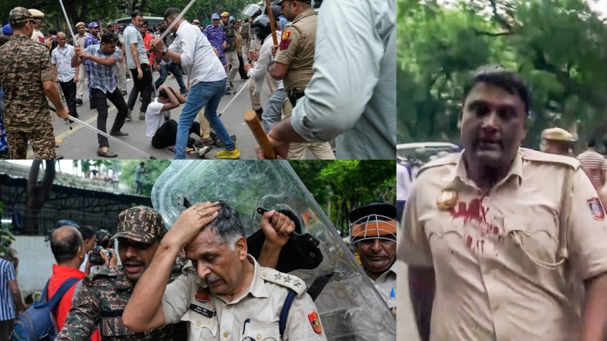 RAF Officer Assaulted, Cops Thrashed, Press Van Vandalised | 10 Shocking Footage Of Protesters Hijacking Violent CJP Protest