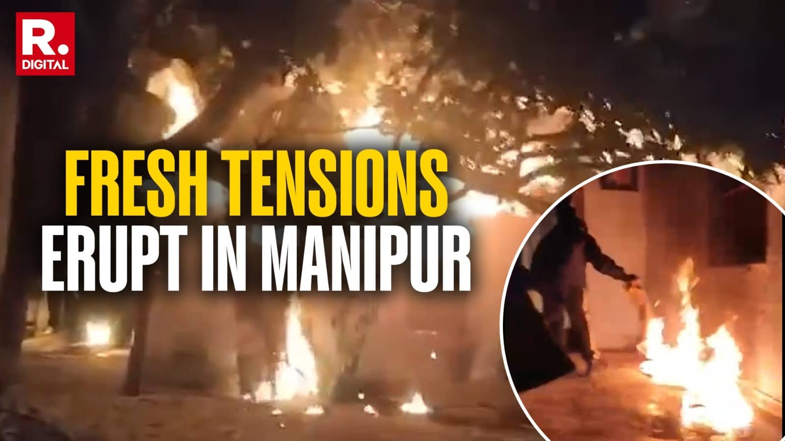 Roads Blocked, Tyres Burnt: Churachandpur Shutdown Begins As Kuki-Zo Groups Oppose CM’s Visit For MLA Vungzagin Valte’s Funeral