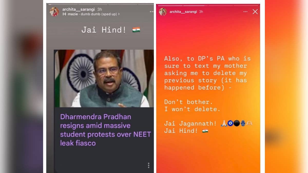 ‘Text Mom, But I Won’t Delete’: BJP MP’s Daughter Archita Sachin After Instagram Post Celebrating Pradhan’s Resignation Goes Viral