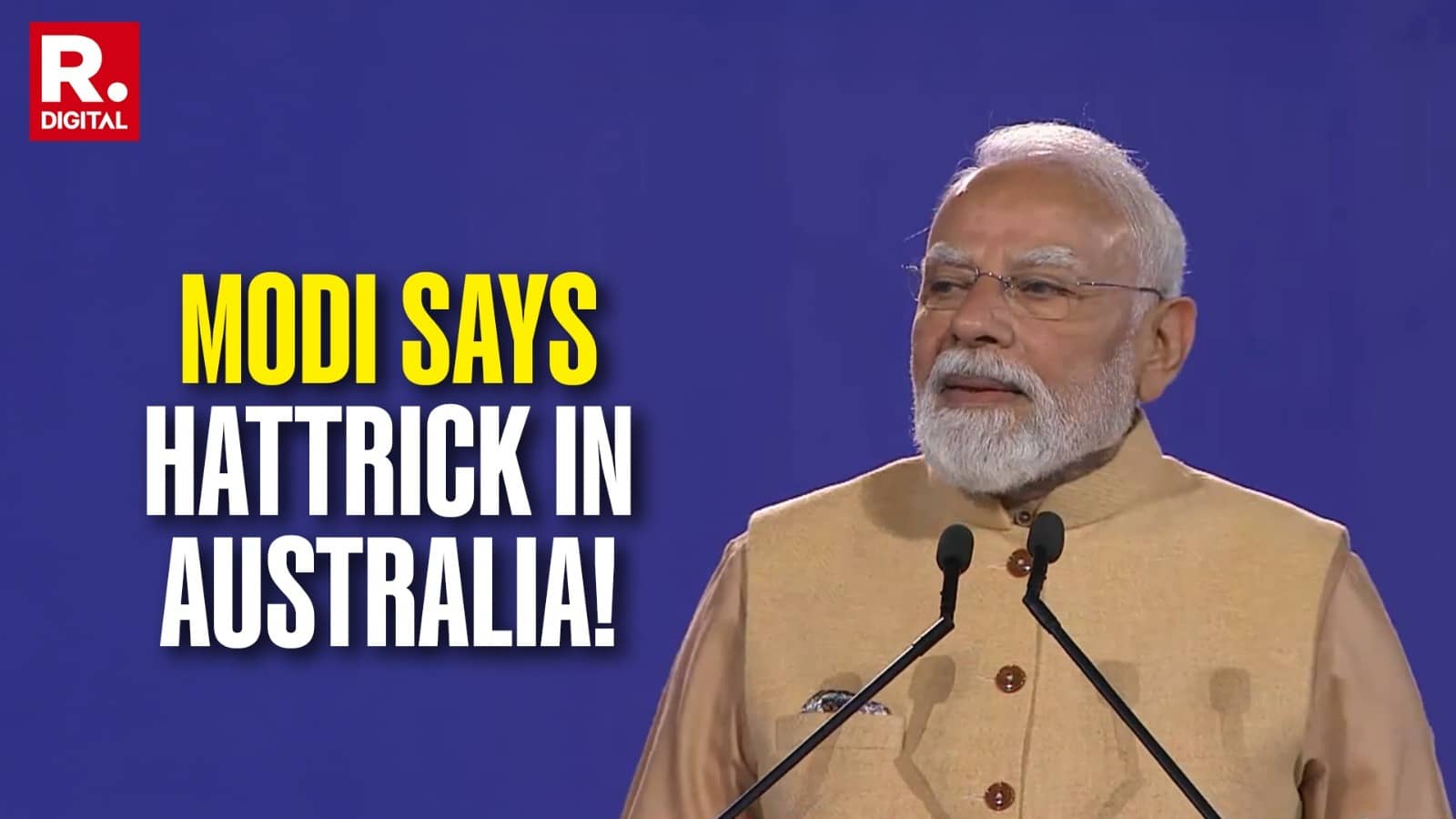 ‘Desi Tadka In Australia’: PM Modi Addresses 30,000-Strong Thunderous Crowd Of Diaspora In Melbourne