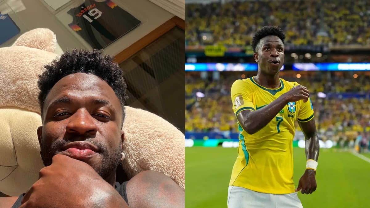 Vinicius Jr Gets Dramatic Transformation After FIFA World Cup, Shows Off New Look Post-Surgery