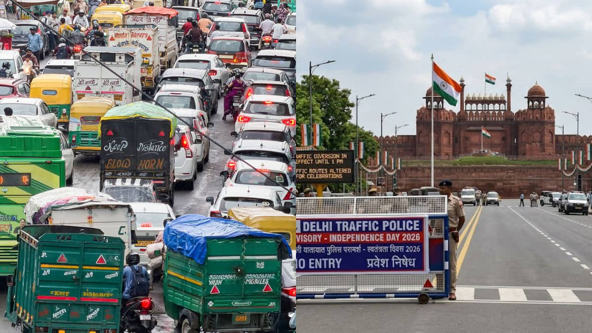 Delhi Traffic Police Issues Advisory for August 13-15, Announces Road Closures Around Red Fort Ahead of Independence Day 2026