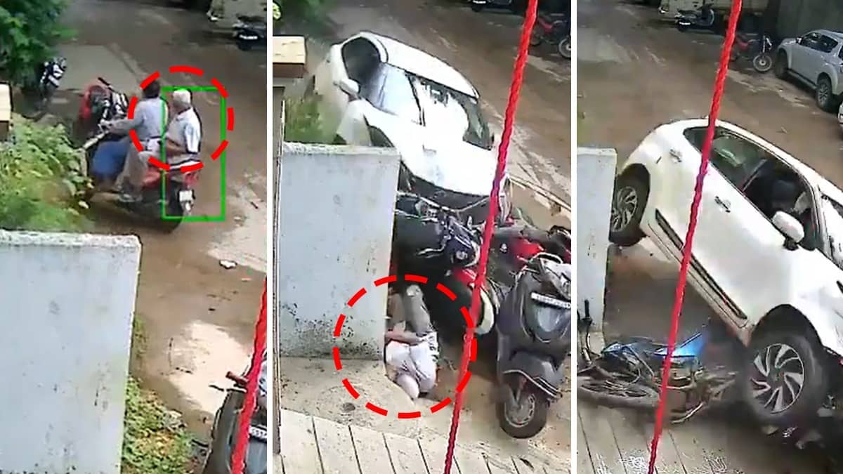 Hyderabad Shocker: 17-Year-Old Boy Rams Into 7 Parked Bikes, Leaves Senior Citizen Injured