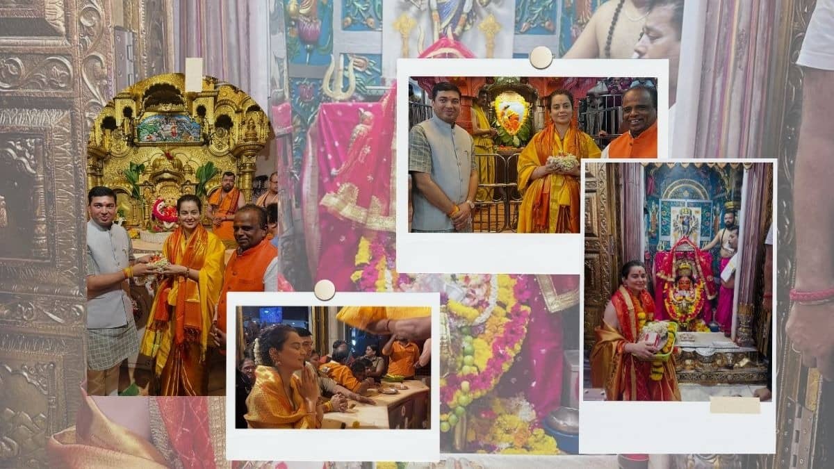 Kangana Ranaut Visits Siddhivinayak, Mumba Devi Temple In Mumbai | Photos