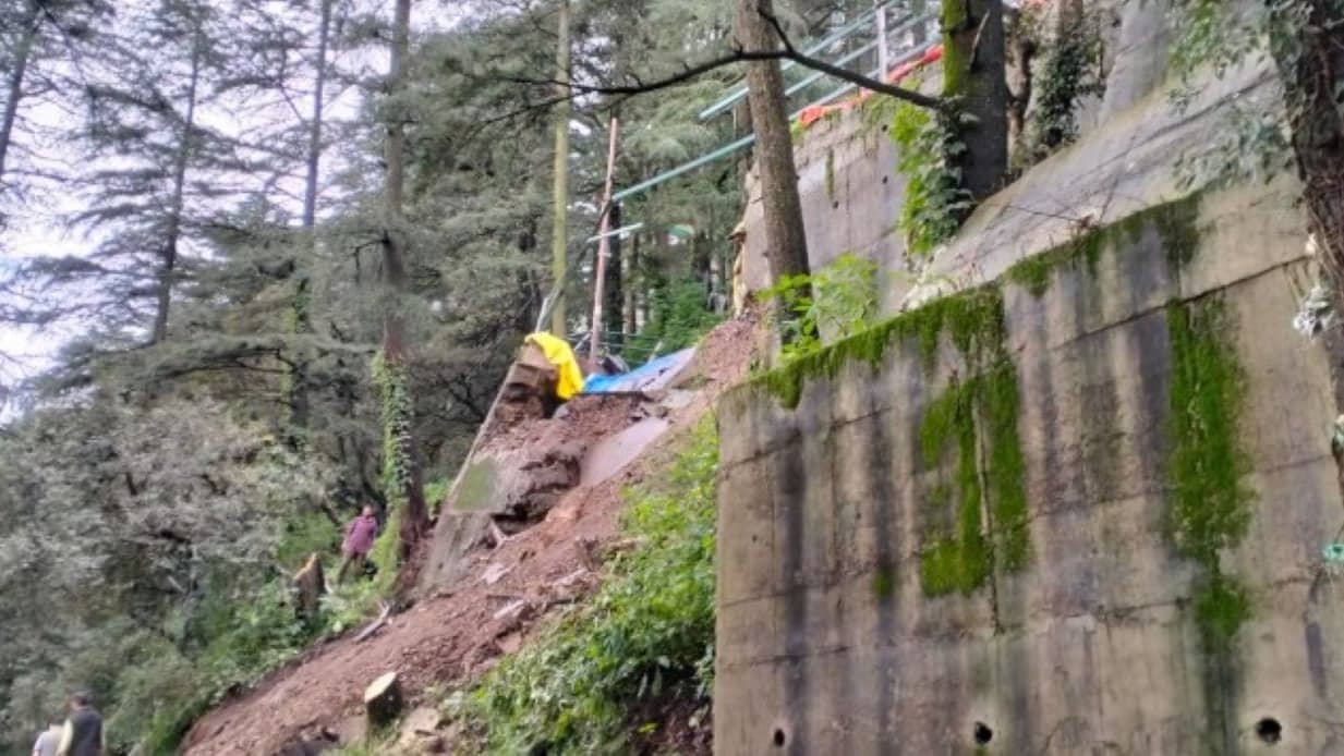 Heavy Rain Batters Shimla: Road Damages, Houses Collapse, SMC Begins Urgent Repairs