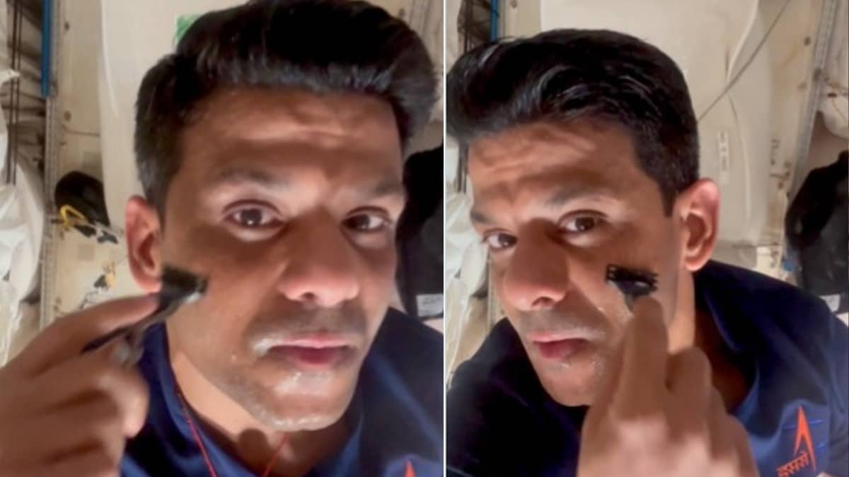 Shubhanshu Shukla Drops New Video On How Astronauts Shave in Zero Gravity | WATCH